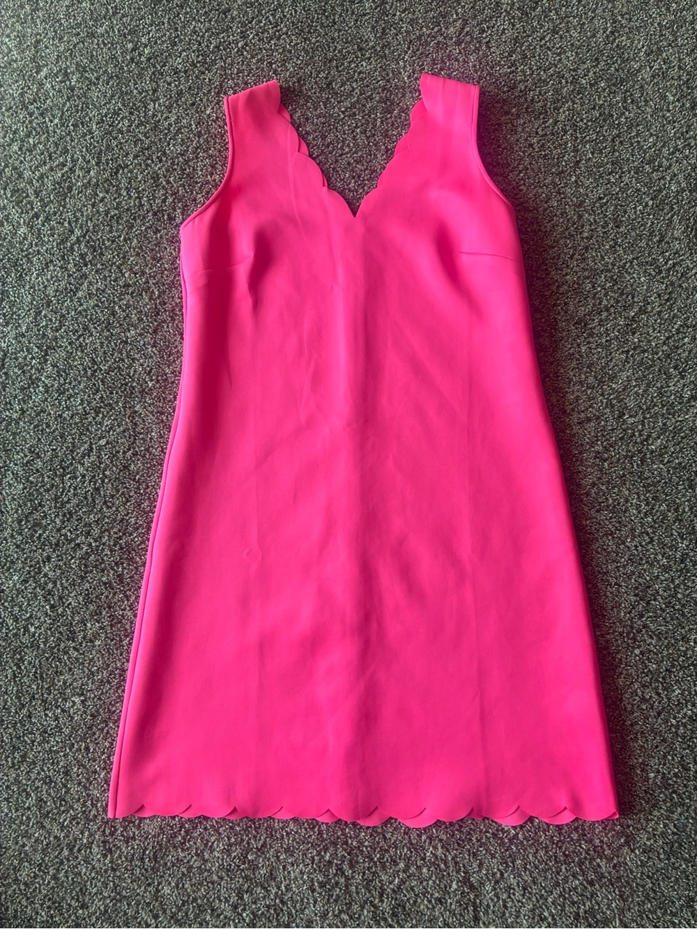 Lily Pulitzer Mikayla Pink Scallop Edge Sleeveless Dress